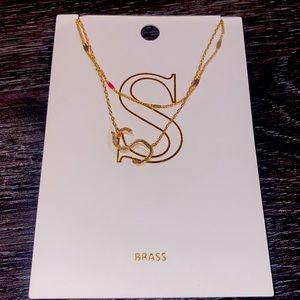 2 layered Initial Necklace